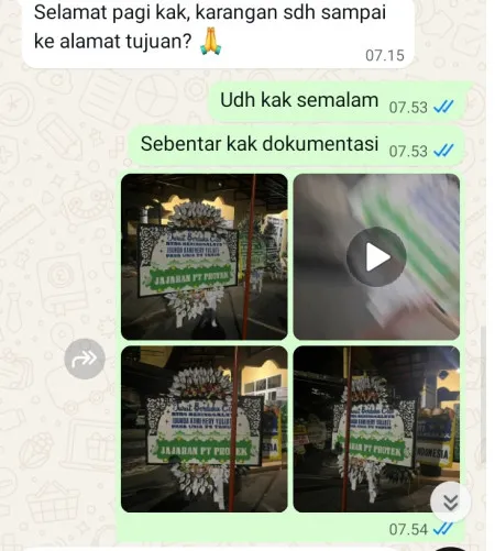 Pengiriman Papan Bunga Selamat Batujaya