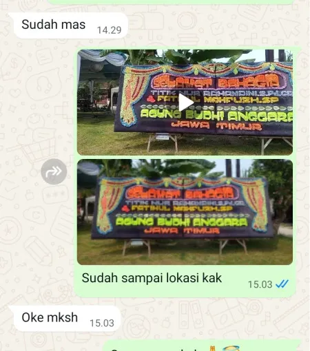 Pengiriman Papan Bunga Batujaya