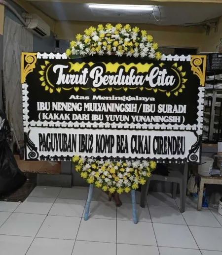 Papan Bunga Duka Batujaya